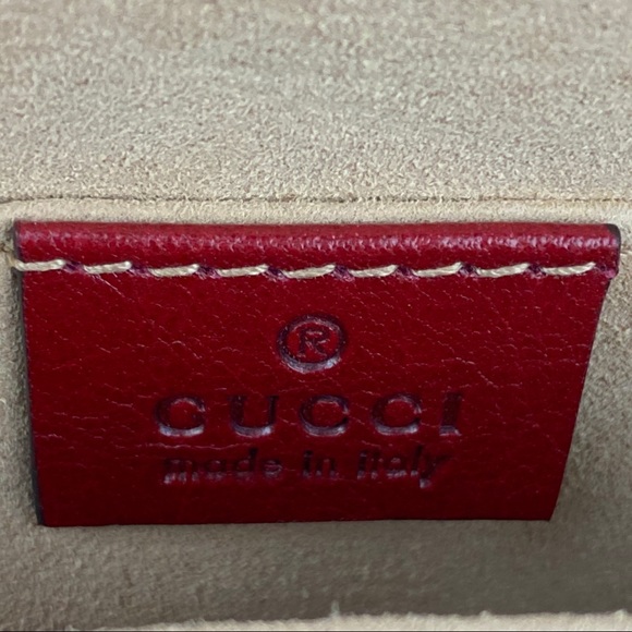 Women’s Gucci Rebelle Small Red Shoulder Bag - Picture 8 of 12